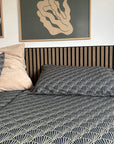 SEASHELLS | Midnight | 140x200cm / 55x79" | Double fitted sheet