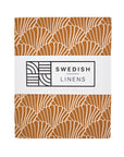 SNÄCKOR | Cinnamon brown | 40x80cm/15,7x31,5"| Dra-På-Lakan för vagn/vagga