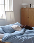 STOCKHOLM | Muted blue | 140x200cm | Dra-På-Lakan