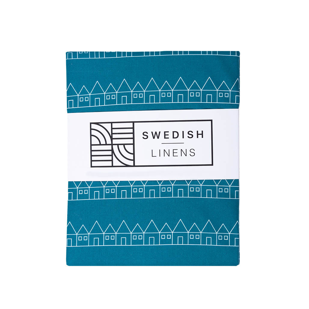 Baby sheets with swedish design packaging
