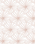 FLOWERS | White | 140x200cm / 55x79" | Double fitted sheet