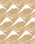 MOUNTAINS | Desert sand | 70x160cm / 27.5x63" | Fitted junior sheet
