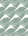 MOUNTAINS | Glacier green | Pillowcase | 60x70cm / 23.6x27.5"