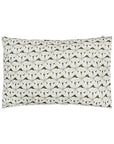 FLOWERS | Olive green | Pillowcase | 60x70cm/ 23.6x27.5"