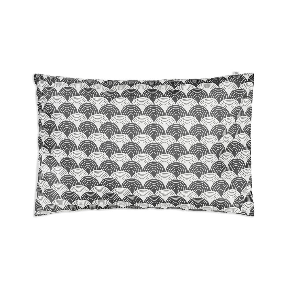 RAINBOWS | Graphite gray | Pillowcase | 60x70cm/ 23.6x27.5&quot;