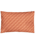 SEASHELLS | Terracotta pink + Burgundy | Pillowcase | 60x70cm/ 23.6x27.5"