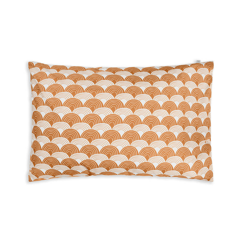 RAINBOWS | Cinnamon brown | Pillowcase | 40x80cm / 15.7x31.5&quot;