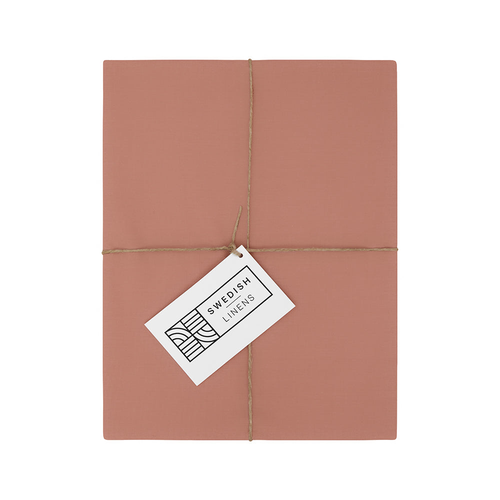 STOCKHOLM | Terracotta pink | Påslakan | 155x220 cm