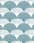RAINBOWS | Muted blue | Pillowcase | 50x75cm / 19.6x29.5"
