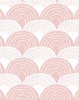 RAINBOWS | Nudy pink | Pillowcase | 80x80cm / 31.5x31.5"