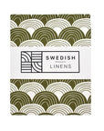 RAINBOWS | Olive green | 40x80cm/ 15.7x31.5" | Baby Fitted sheet