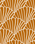 SEASHELLS | Cinnamon brown | 100x200cm |  Fitted sheet