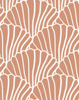 SEASHELLS | Fitted sheet | 100x200cm / 39.3x78.7" | Terracotta pink