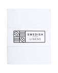 STOCKHOLM | Dubbla platt lakan/Top lakan | 270x270cm/106x106"| Crispy white