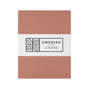 STOCKHOLM | Terracotta pink | 160x200cm / 63x79" | Double fitted sheet