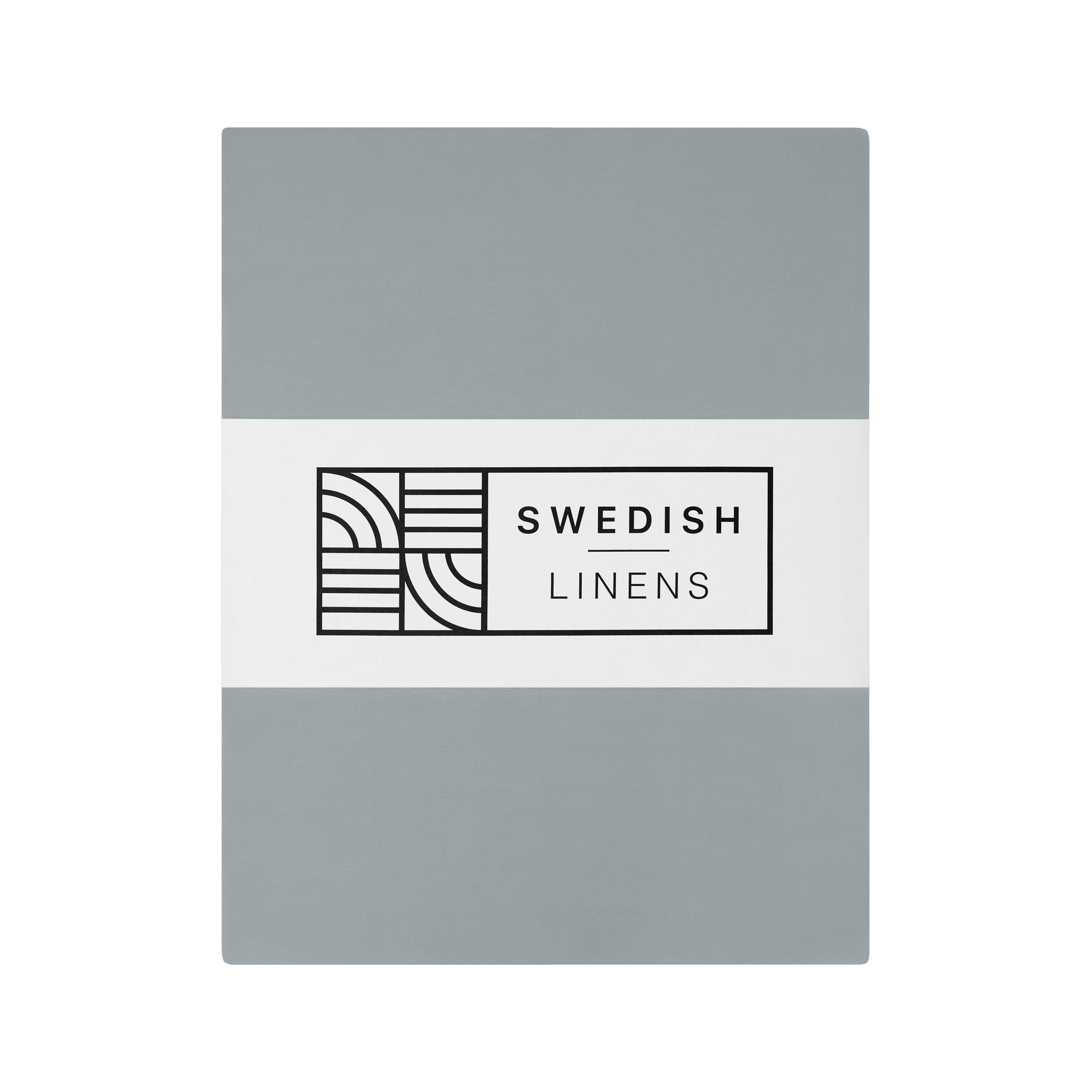 STOCKHOLM | Tranquil gray | 160x200cm / 63x79&quot; | Double fitted sheet