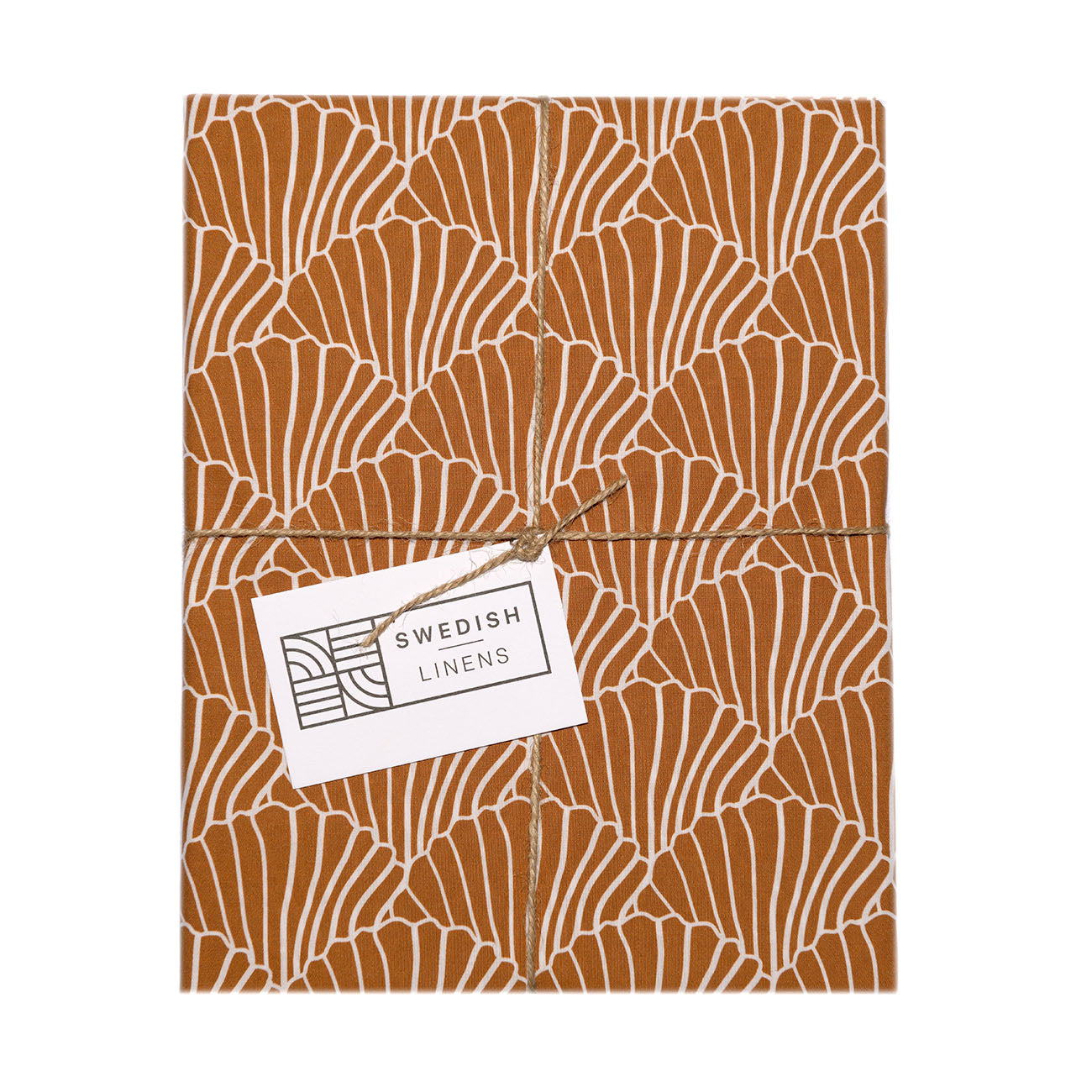 SEASHELLS | Cinnamon brown | Pillowcase | 40x80cm / 15.7x31.5&quot;