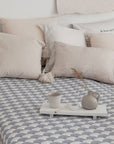 RAINBOWS | Tranquil gray | 180x200cm / 71x79" | Double fitted sheet