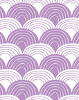 RAINBOWS | Lilac | 70x160cm / 27.5x63" | Fitted junior sheet