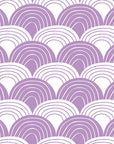 RAINBOWS | Lilac | 99x191cm / 39x75" | Fitted sheet