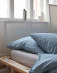 STOCKHOLM | Muted blue | 90x200cm | Fitted single sheet